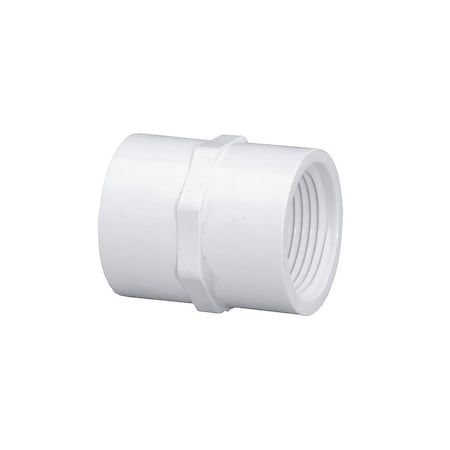 Thrifco Plumbing 1-1/2 Inch Slip x Female Thread PVC Adapter SCH 40 8113066